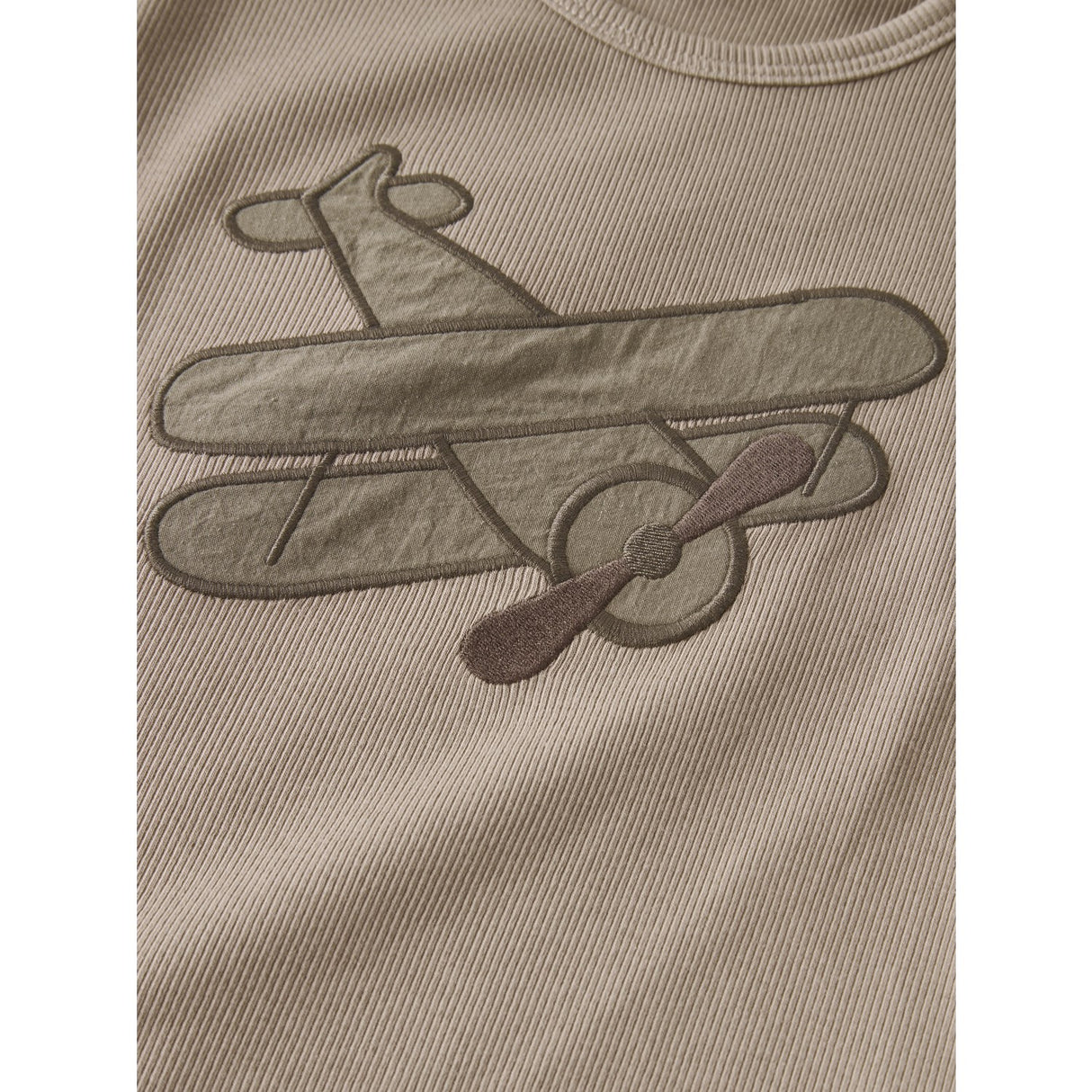 Lil'Atelier Oxford Tan Nmmhalli His Ss Loose Topp Lil