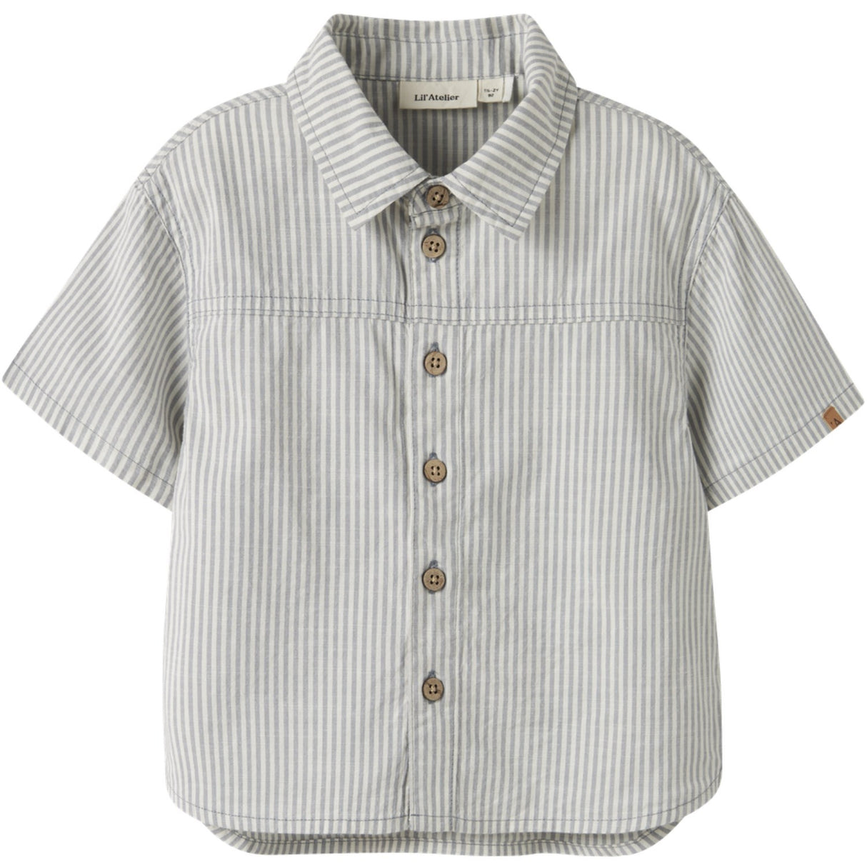 Lil'Atelier Coconut Milk Nmmdarko Ss Loose Skjorta Lil