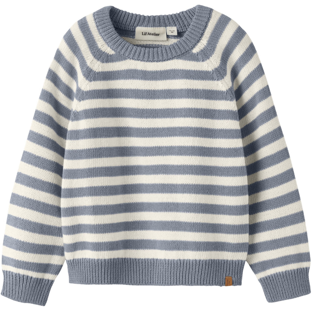 Lil'Atelier Coconut Milk Tradewinds Nmmdason Ls Stickad Lil
