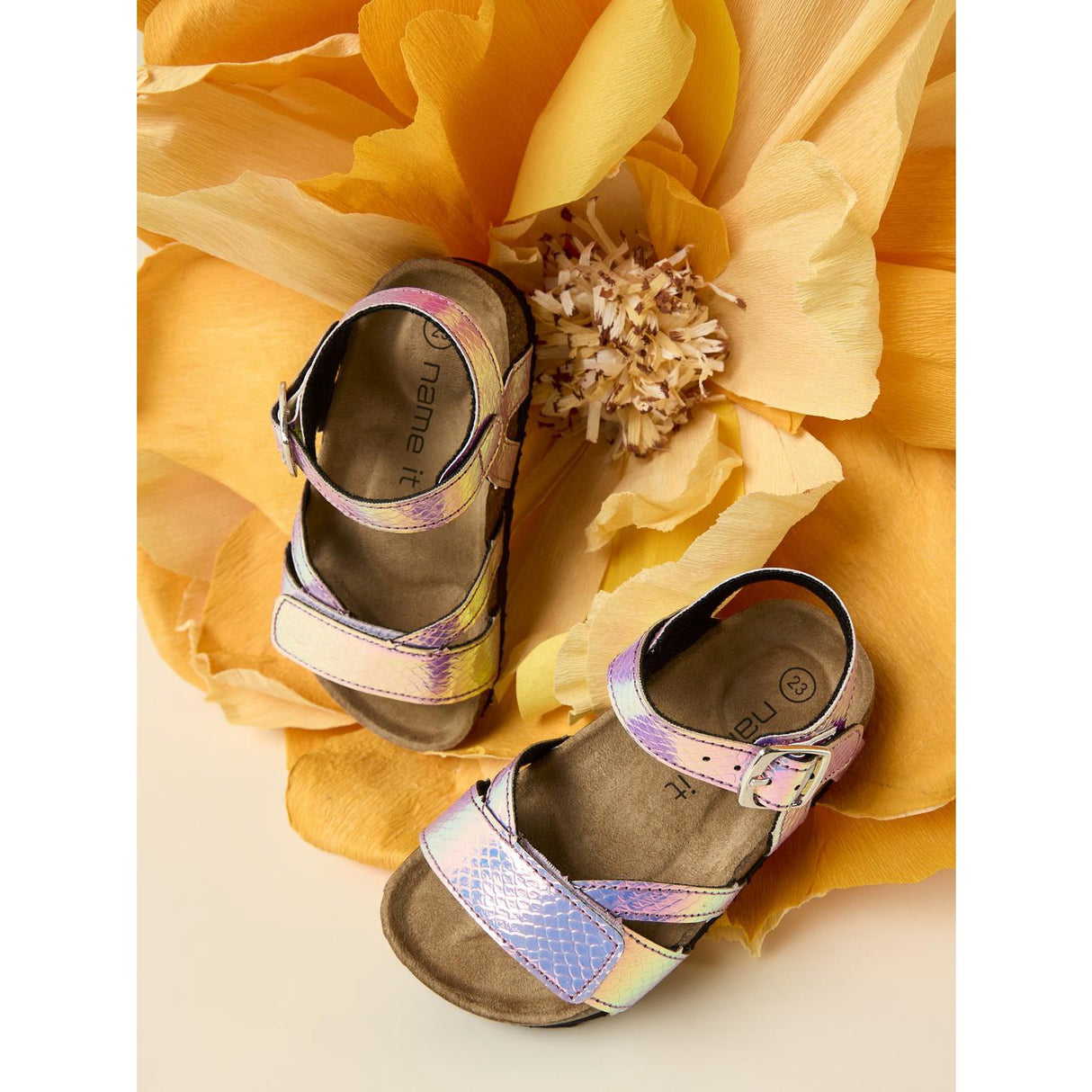 Name It Pirouette Iridescent Nmffiona Sandal