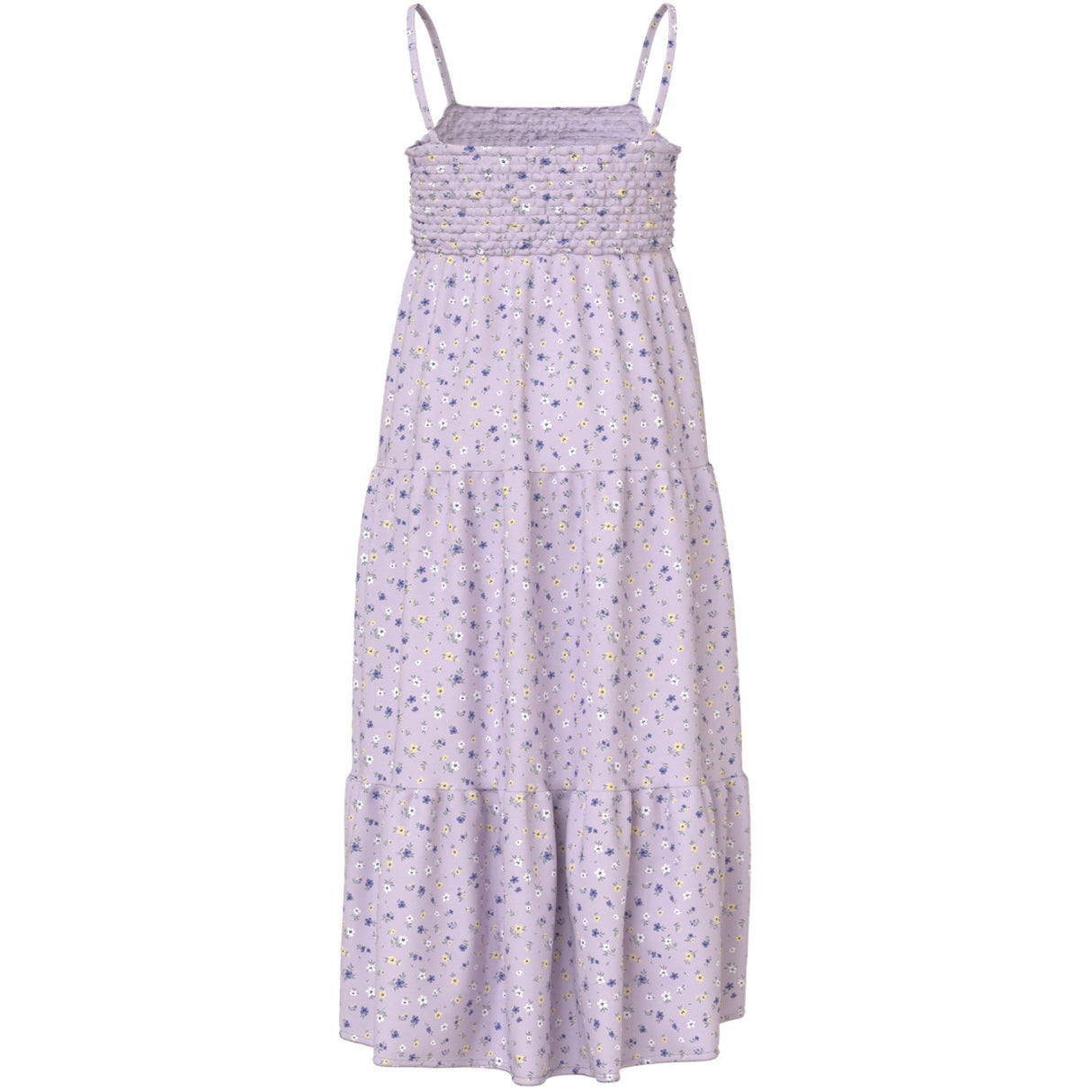 Name It Lavender Fog Small Floral Nkfvinaya Rem Maxi Klänning