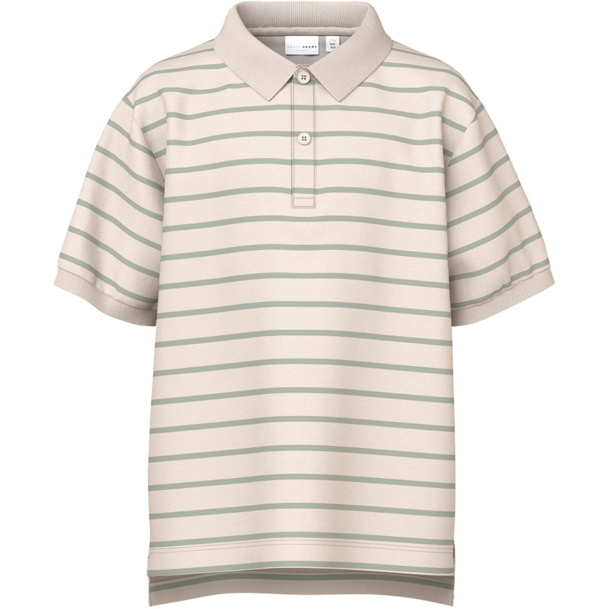 Name It Chateau Gray Shadow Nkmvolo Ss Nreg Pikétröja