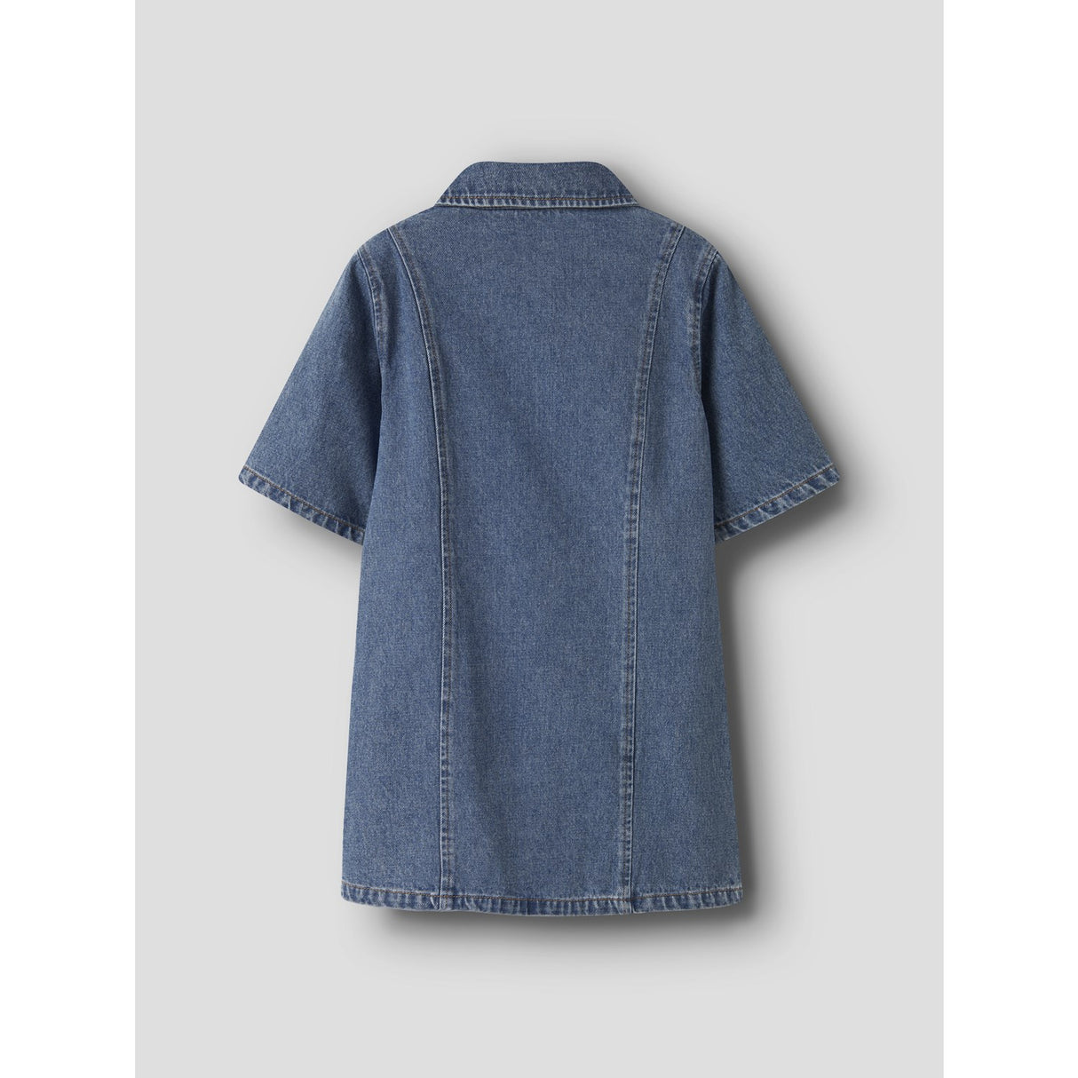 Name It Medium Blue Denim Nkfgianna 2/4 Dnm Klänning 2221-Iz D