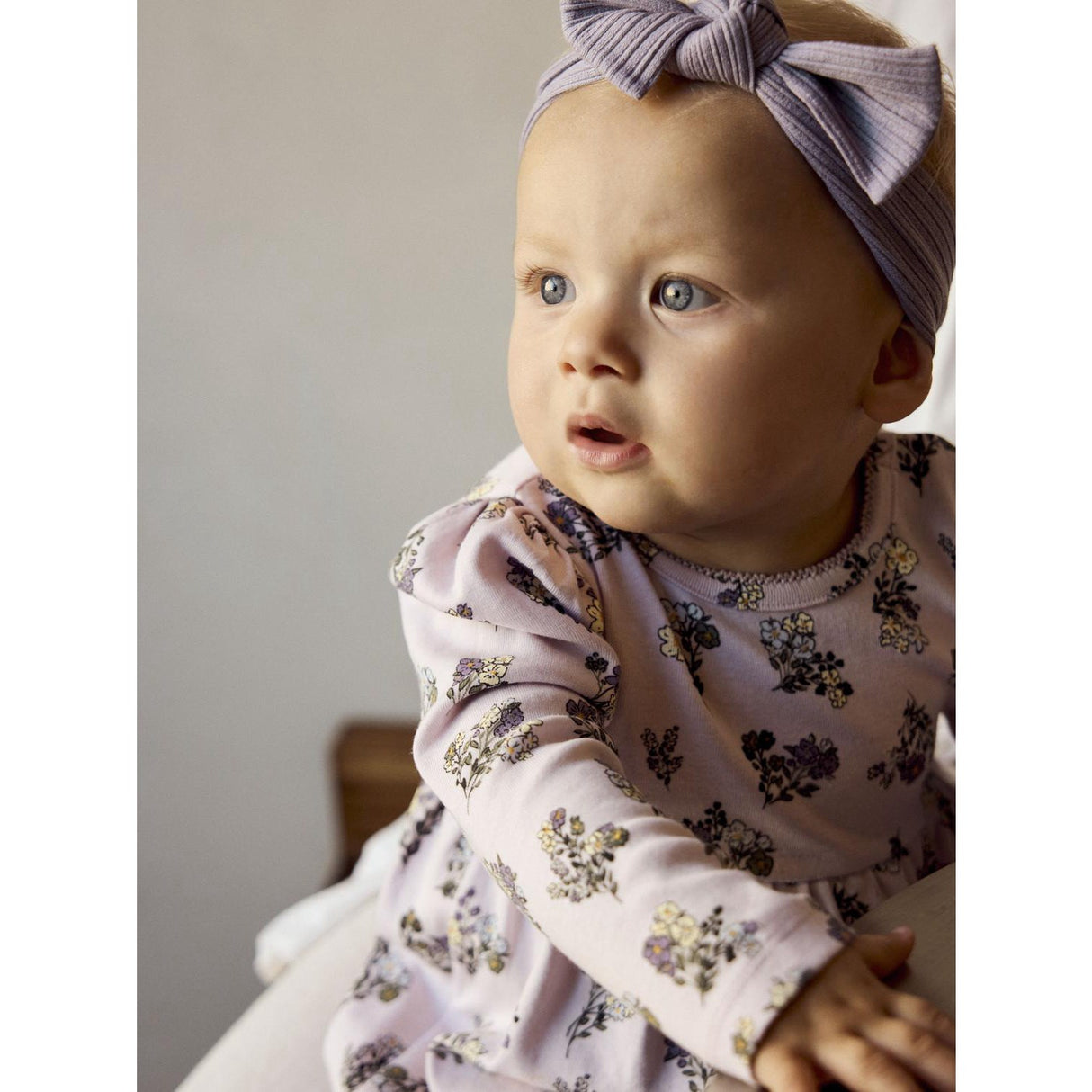 Name It Lavender Fog Nbfdoritta Ls Klänning