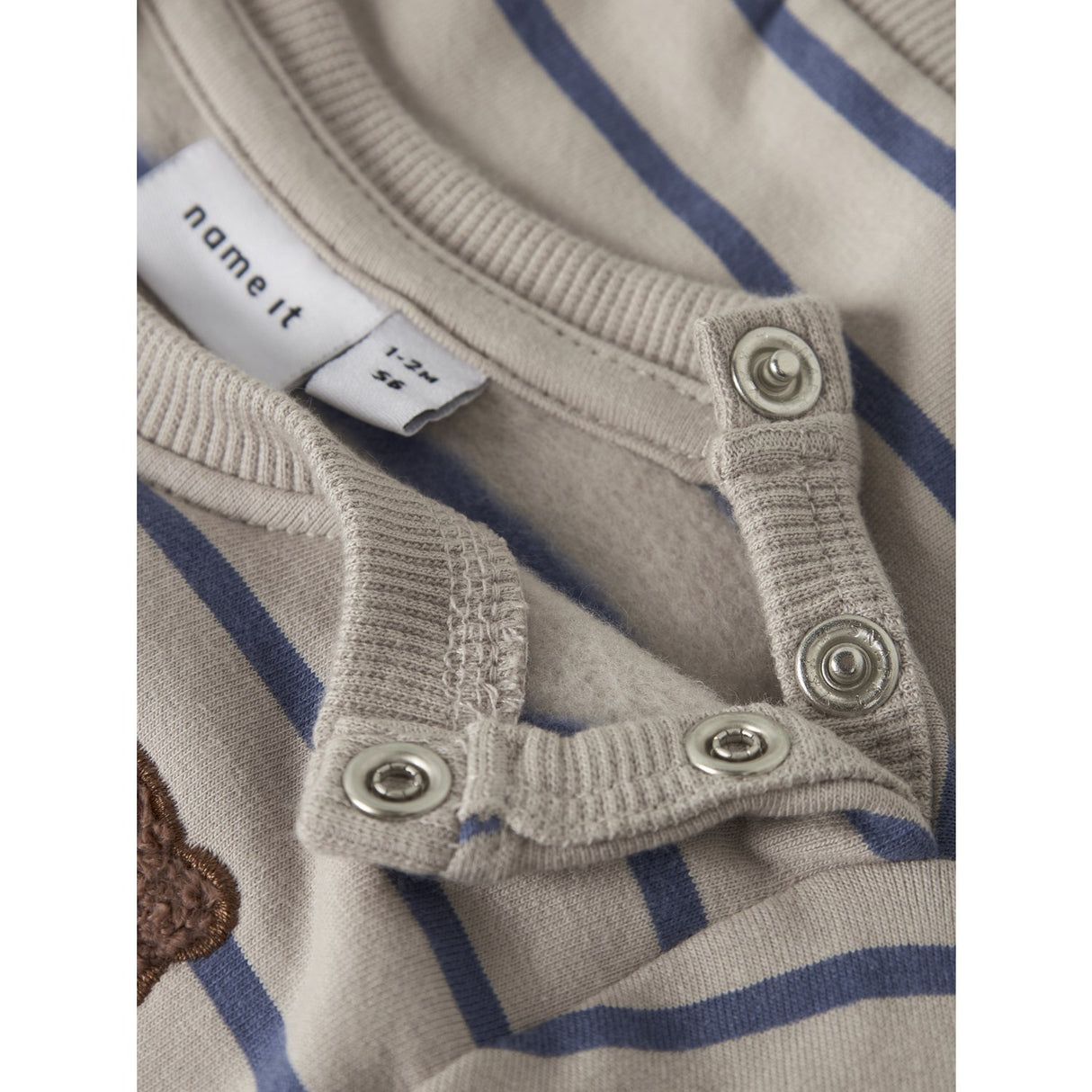 Name It Chateau Gray Nbmdaddel Ls Sweat Unb