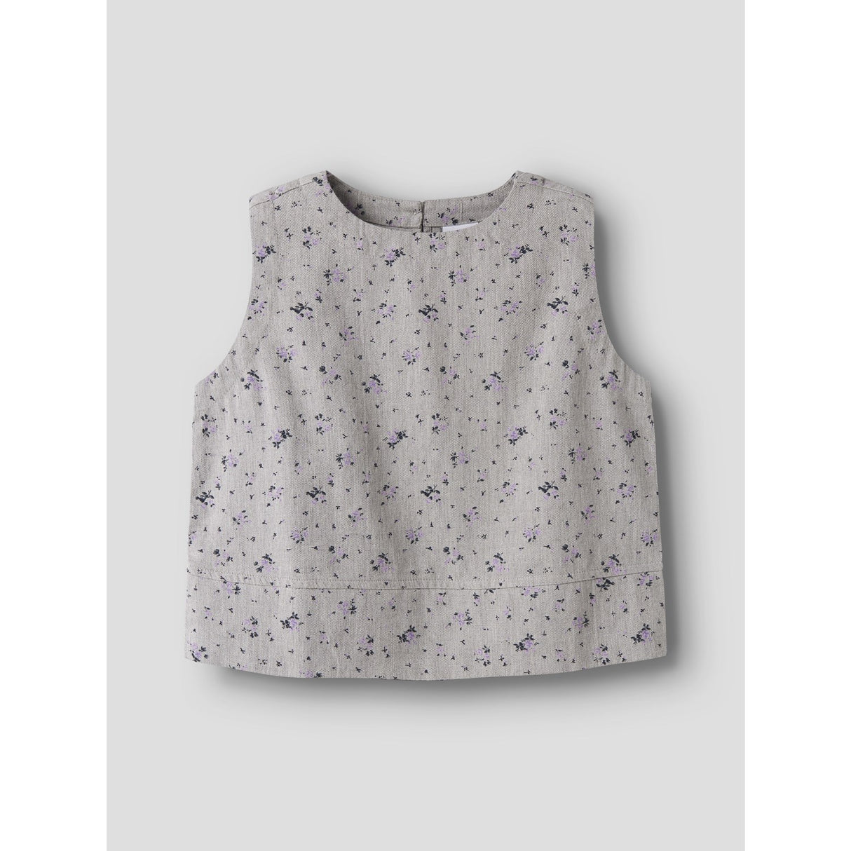 Name It Lavender Gray Nkfdrita Sl Kort Topp