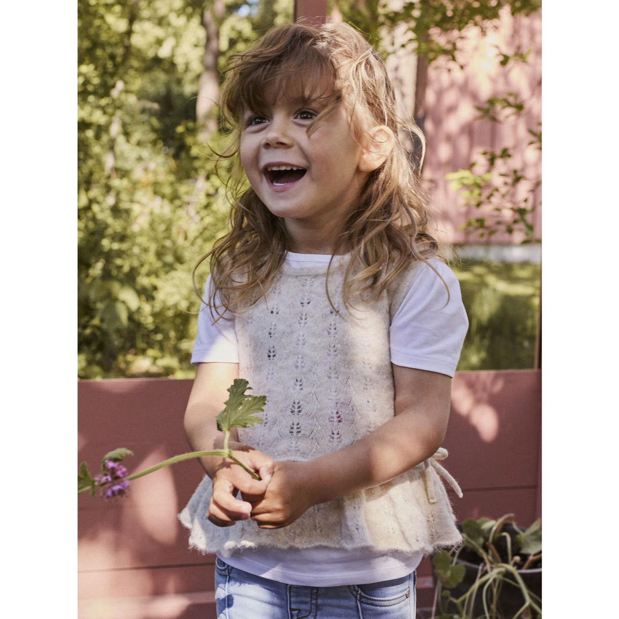 Name It Peyote Melange Nmfdesta Stickad Väst