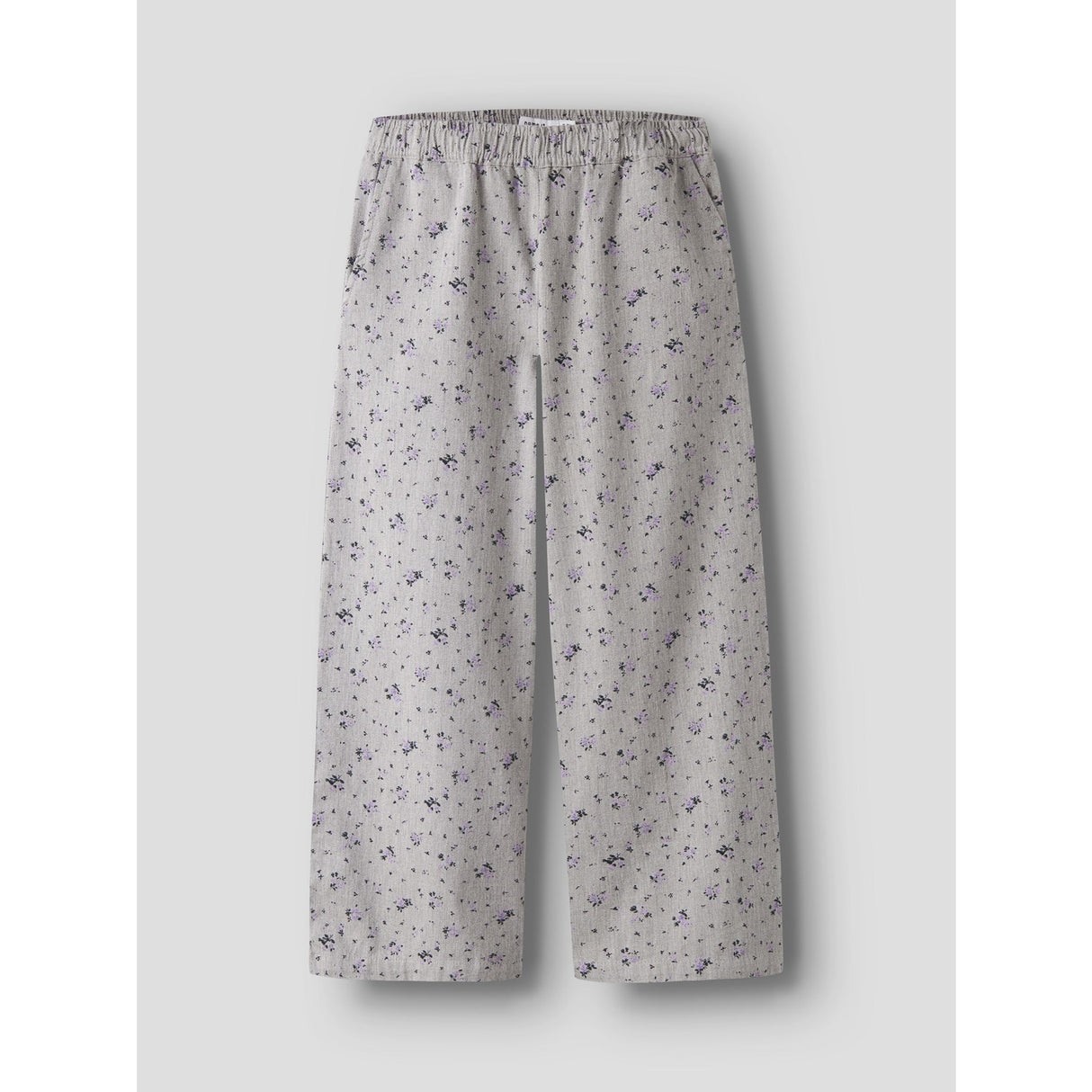 Name It Lavender Gray Nkfdrita Wide Byxor
