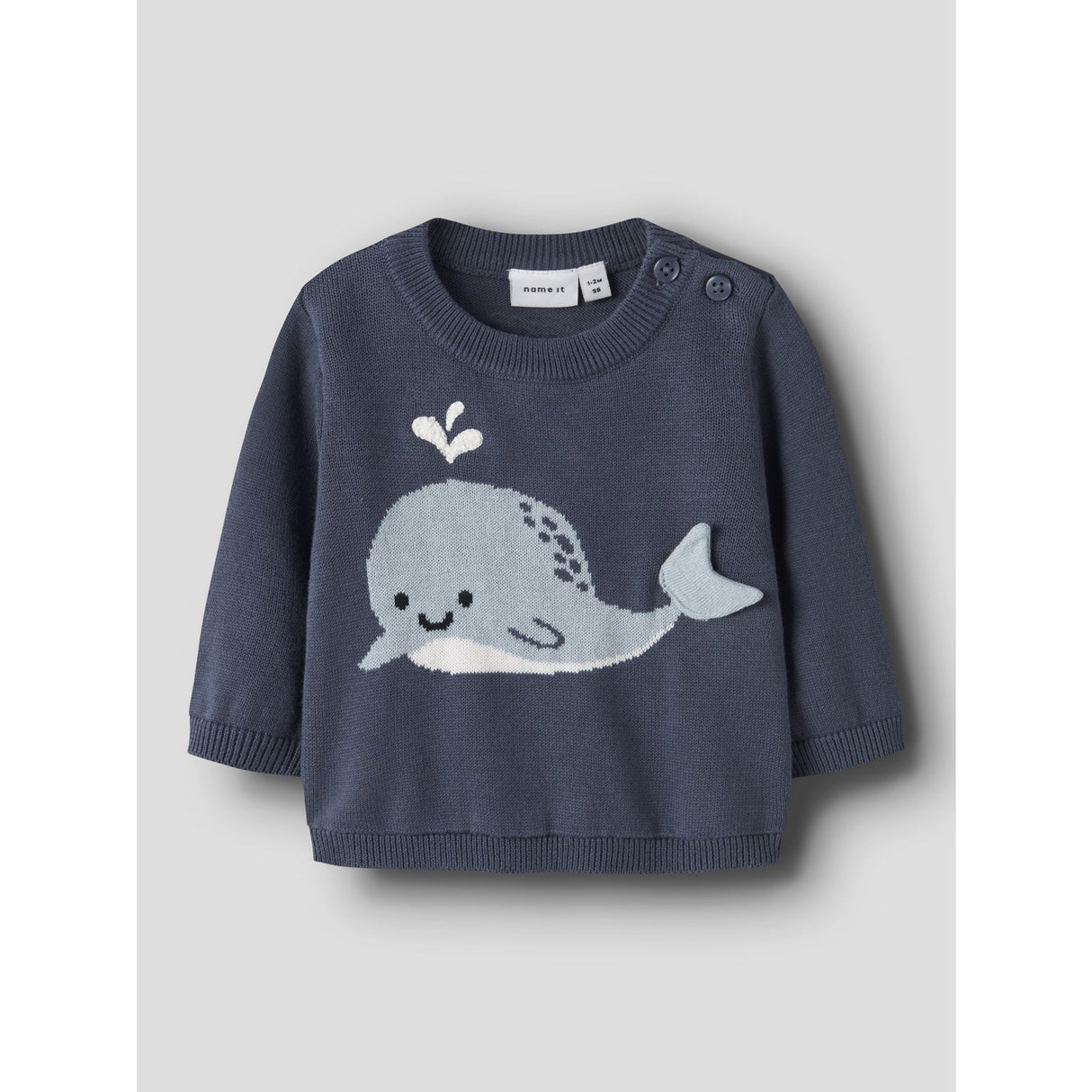 Name It Vintage Indigo Nbmfosea Ls Stickad Box