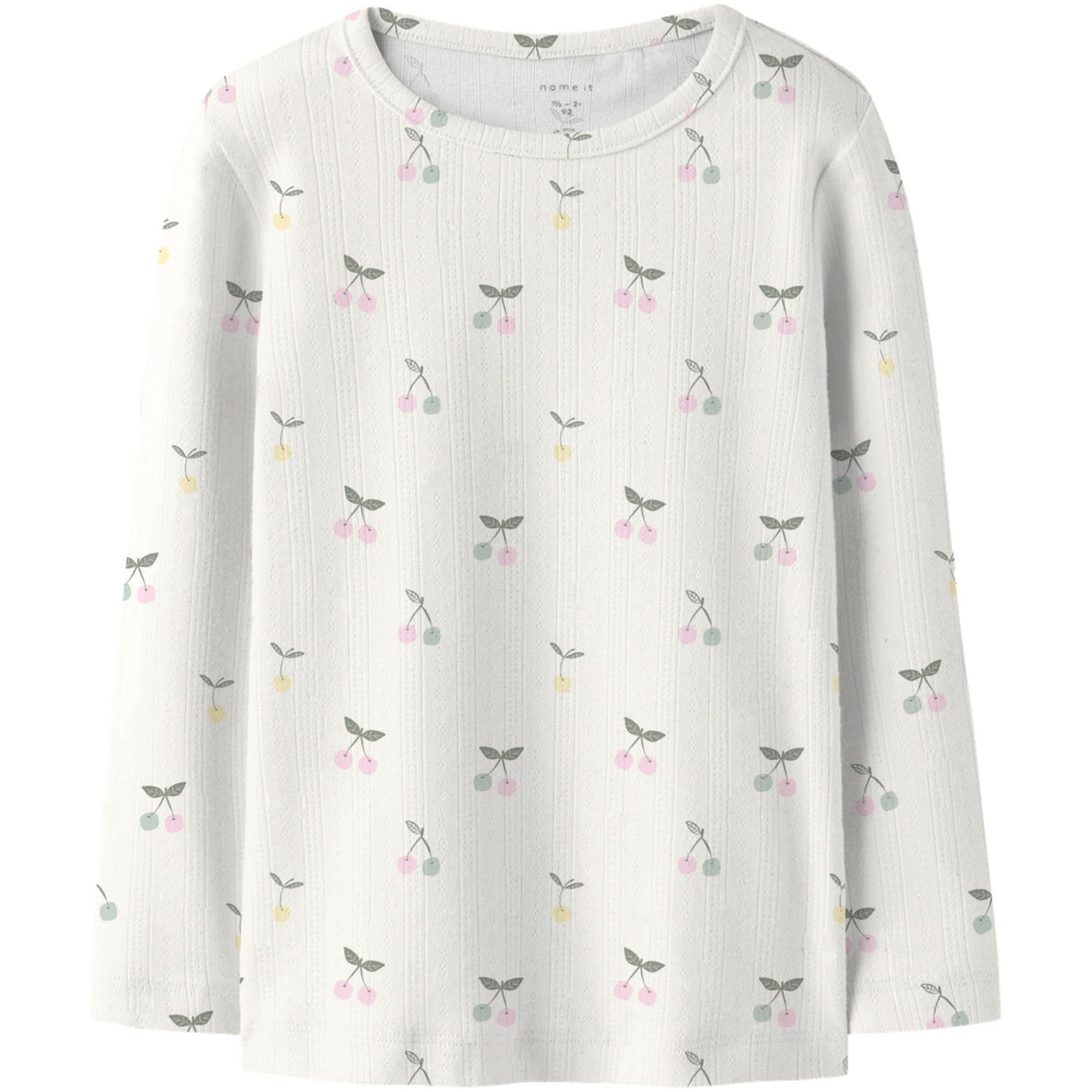 Name It Cloud Dancer Nmfficherry Ls Slim Topp