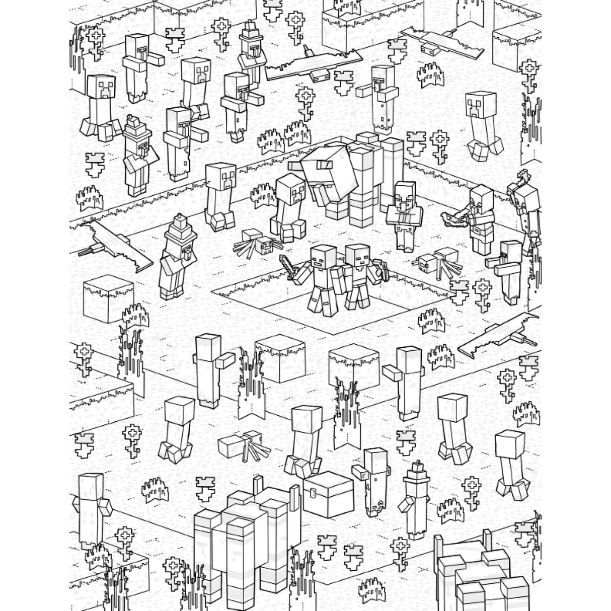 Forlaget Tukan Den Officielle Minecraft Målarbok