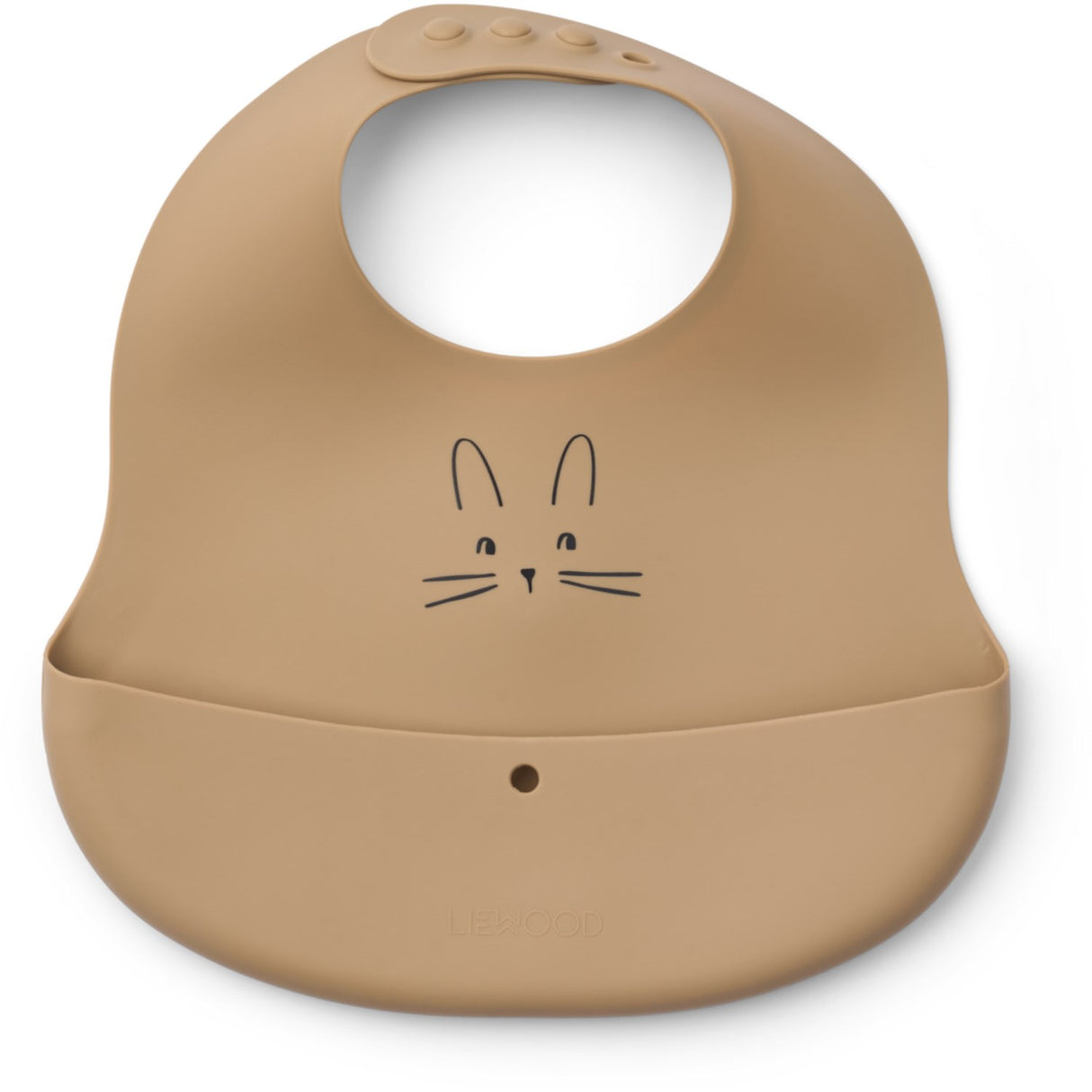 LIEWOOD Rabbit Sandy / Oat Ember Printed Haklapp 2-pack
