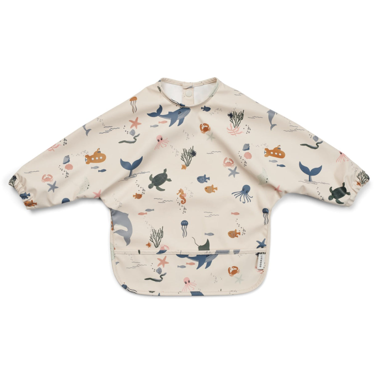 LIEWOOD Sea Creature / Sandy Merle Printed Cape Haklapp