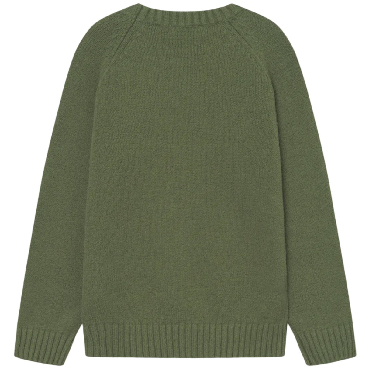 Les Deux Kids Chive Green Brad Roundneck Stickad Kids