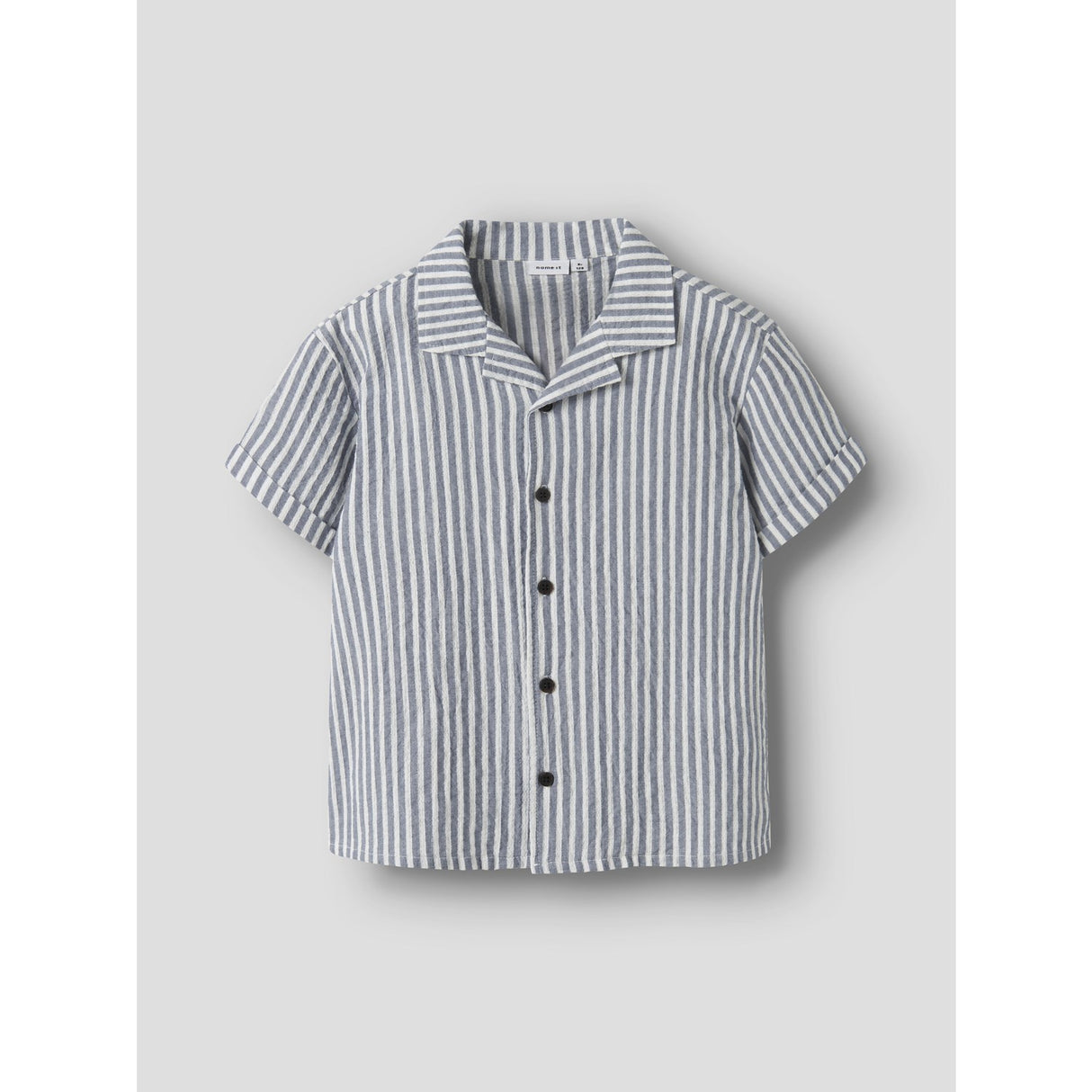 Name It Vintage Indigo Cloud Dancer Nkmfedenis Ss Nreg Skjorta