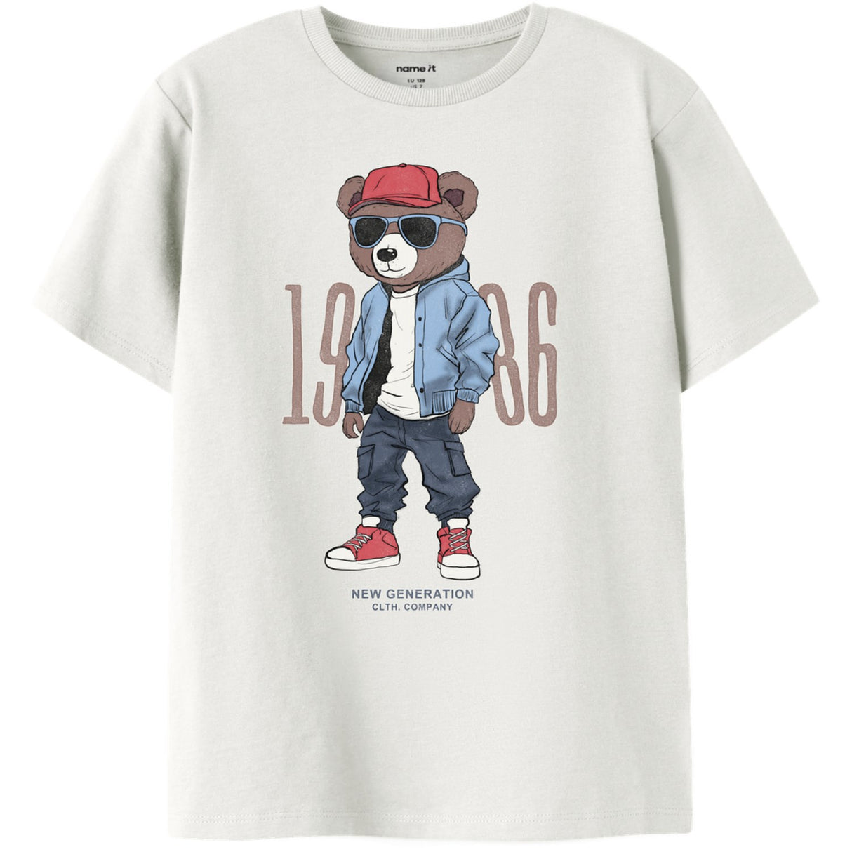 Name It Cloud Dancer Nkmdobs Ss Nreg Topp Box