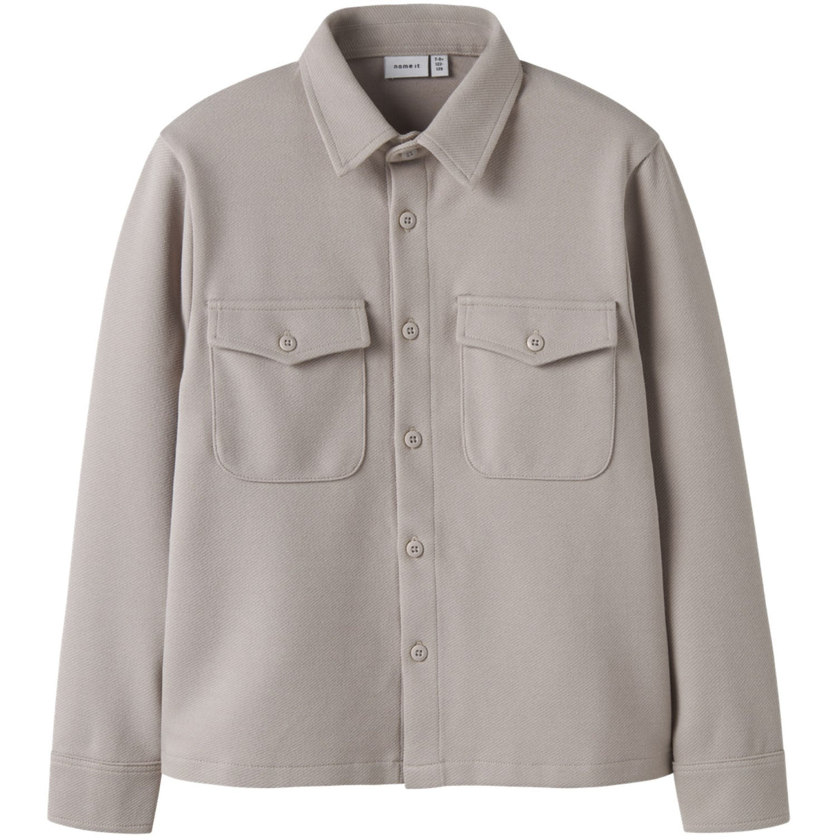 Name It Chateau Gray Nkmdarin Ls Sweat Overshirt Unb