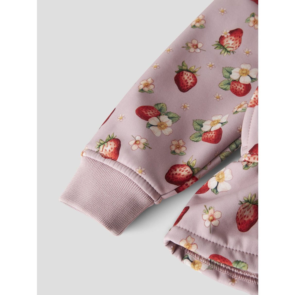 Name It Keepsake Lilac Strawberry Nmfalfa08 Softshell Jacka Peblum Fo