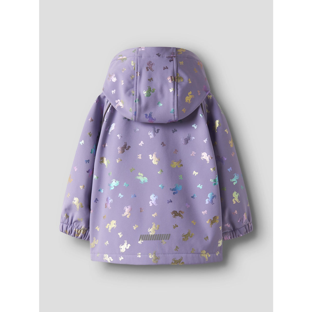 Name It Sunlit Allium Bow Nmfalfa08 Softshell Jacka Foil Aop Fo