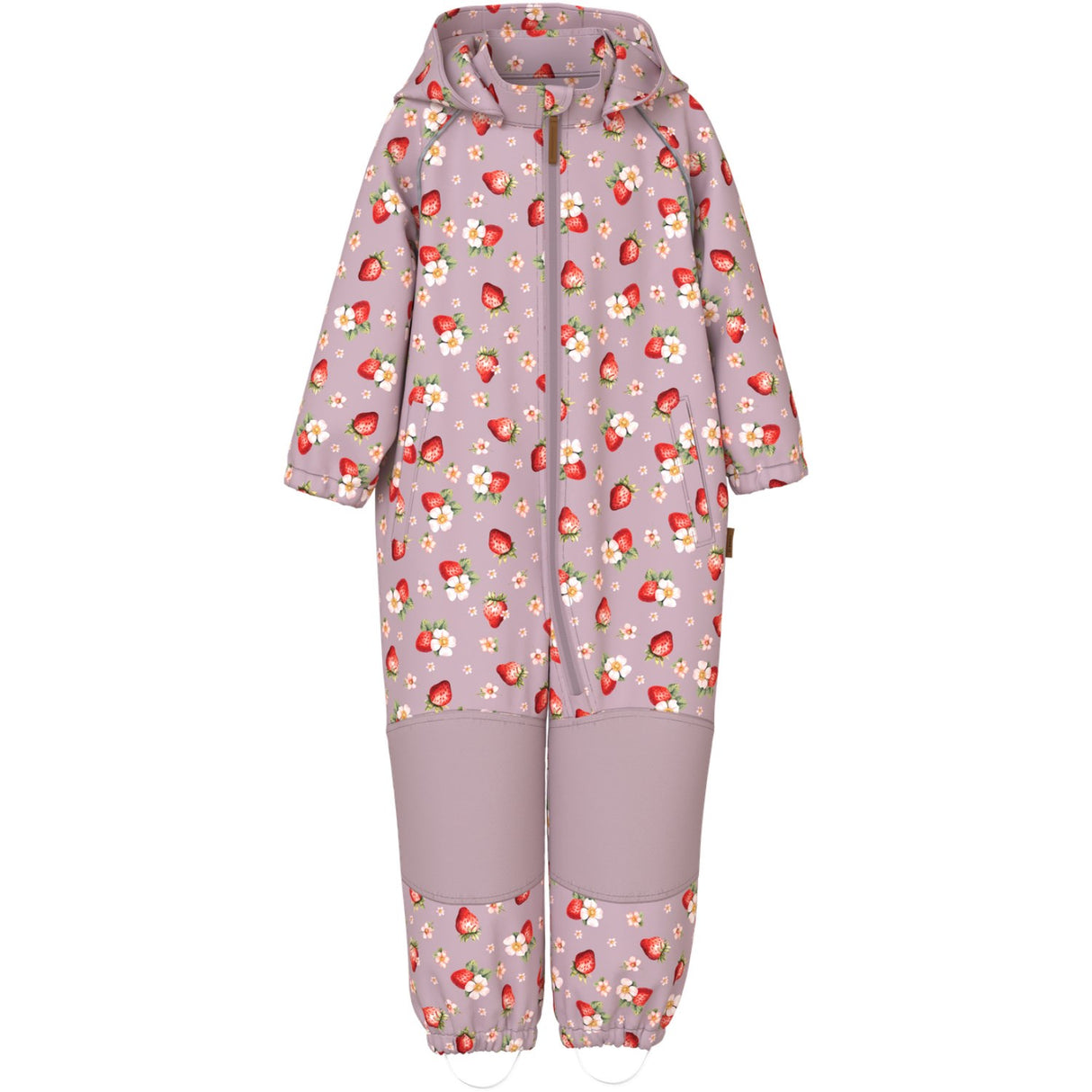 Name It Keepsake Lilac Strawberry Nmfalfa08 Softshell Dräkt Aop 1Fo Noos