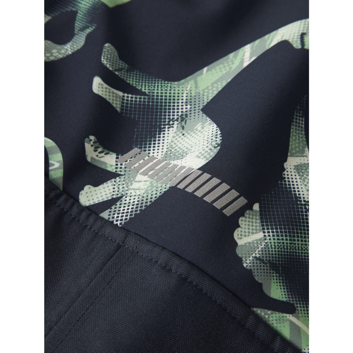 Name It Dark Sapphire Graphic Dino Nmmalfa08 Softshell Dräkt Aop 1Fo Noos