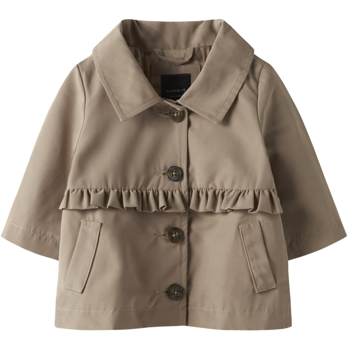 Name It Savannah Tan Nbfmadelin Trench Täcka