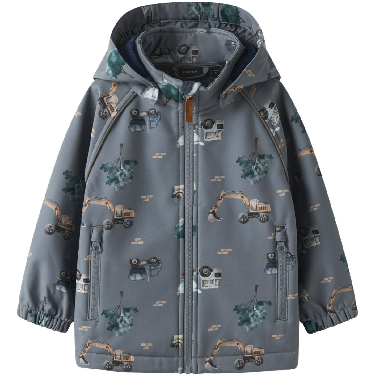 Name It Flint Stone Work Truck Nmmalfa08 Softshell Jacka Aop 1Fo