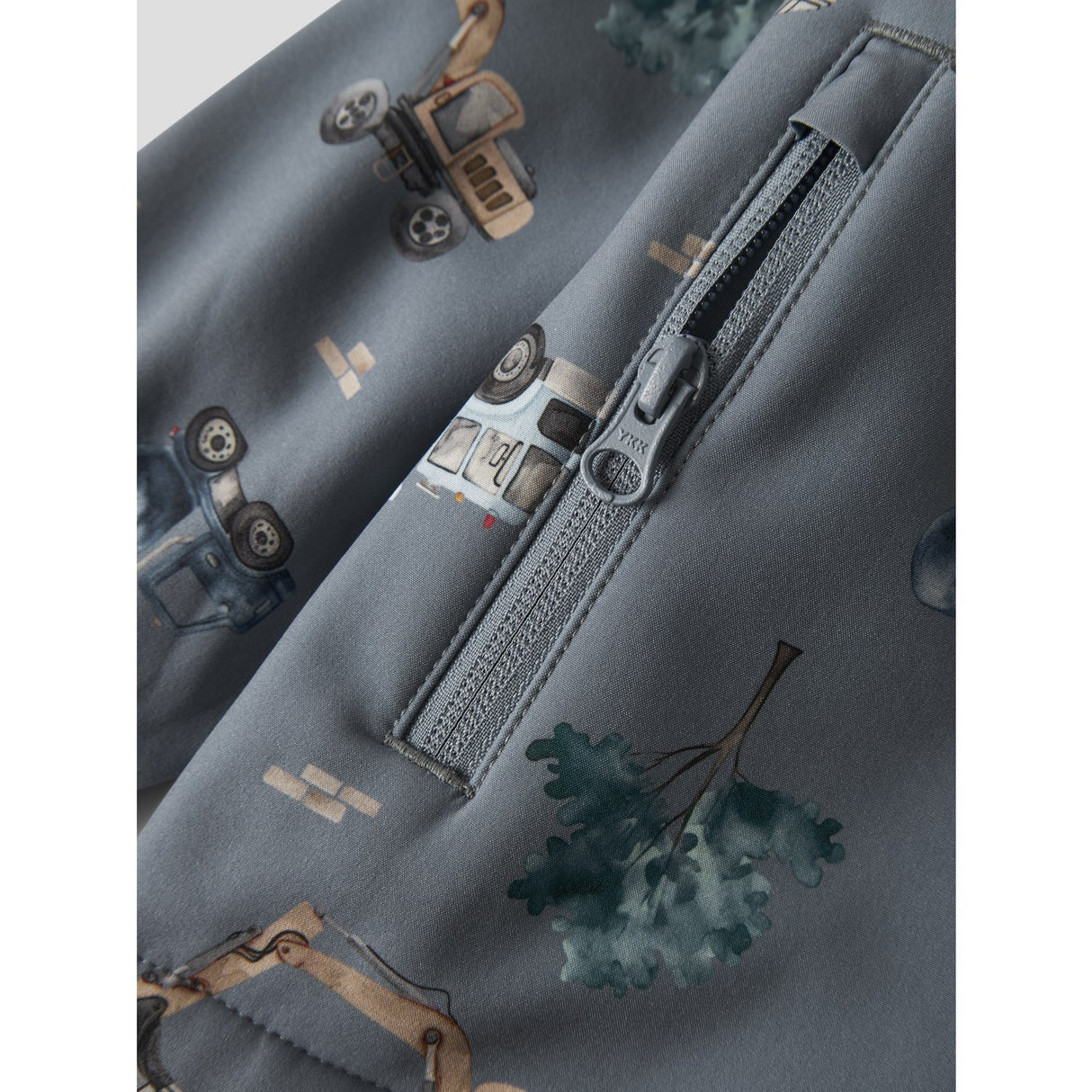 Name It Flint Stone Work Truck Nmmalfa08 Softshell Jacka Aop 1Fo