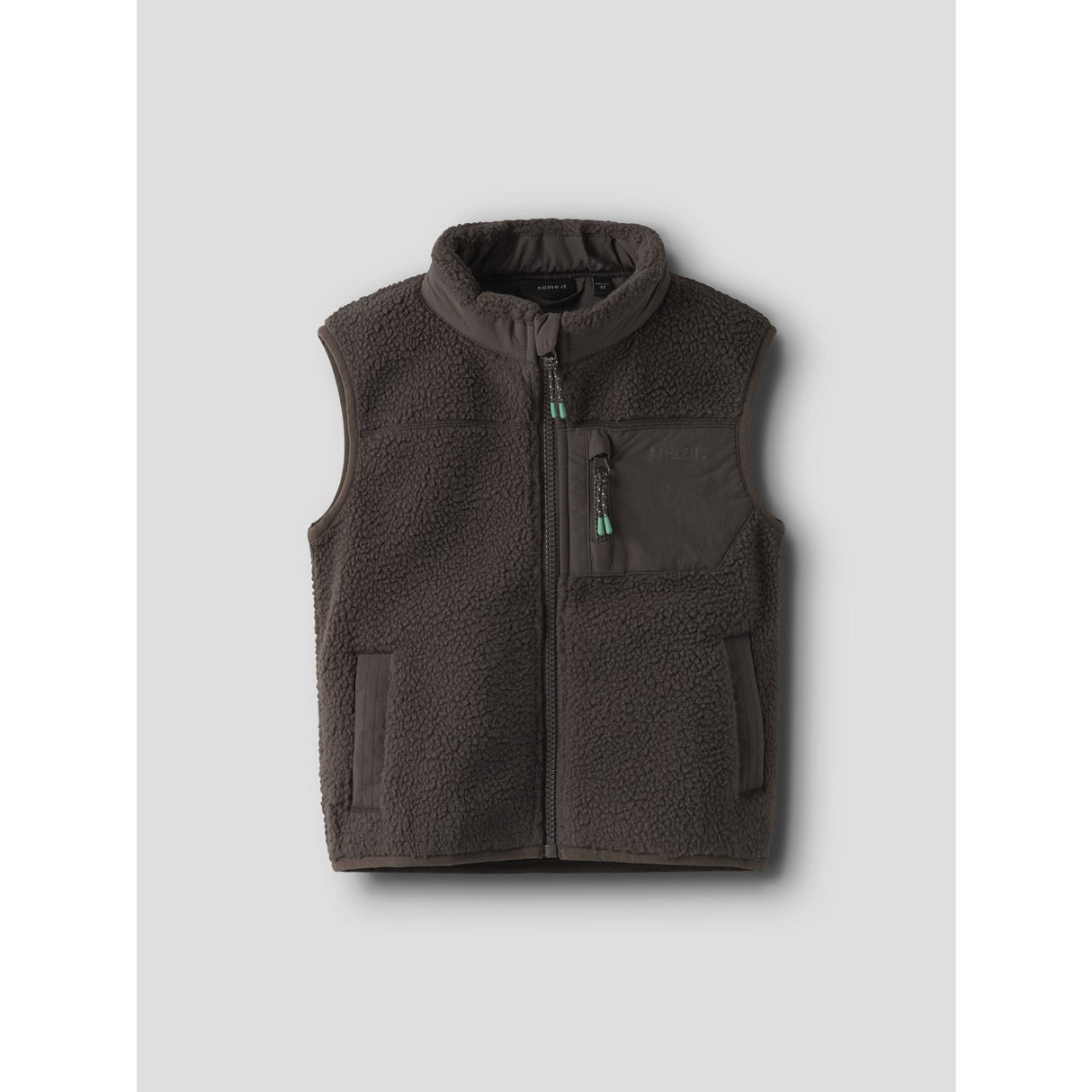 Name It Chocolate Brown Nmmmiller Sherpa Väst