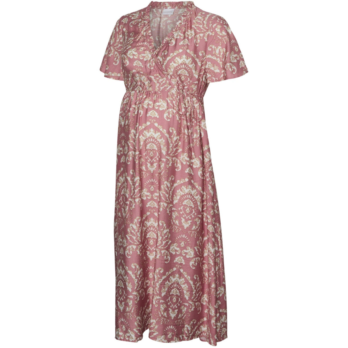 Mama;licious Zephyr Snow White Pattern Mlpauline Tess S/S Wo Midi Klänning 2F