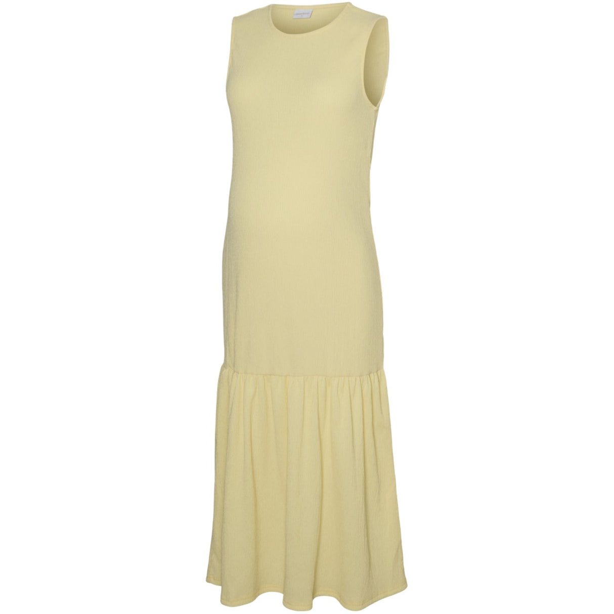 Mama;licious Mellow Yellow Mlcaileen Sl Jrs Peplum Midi Klänning
