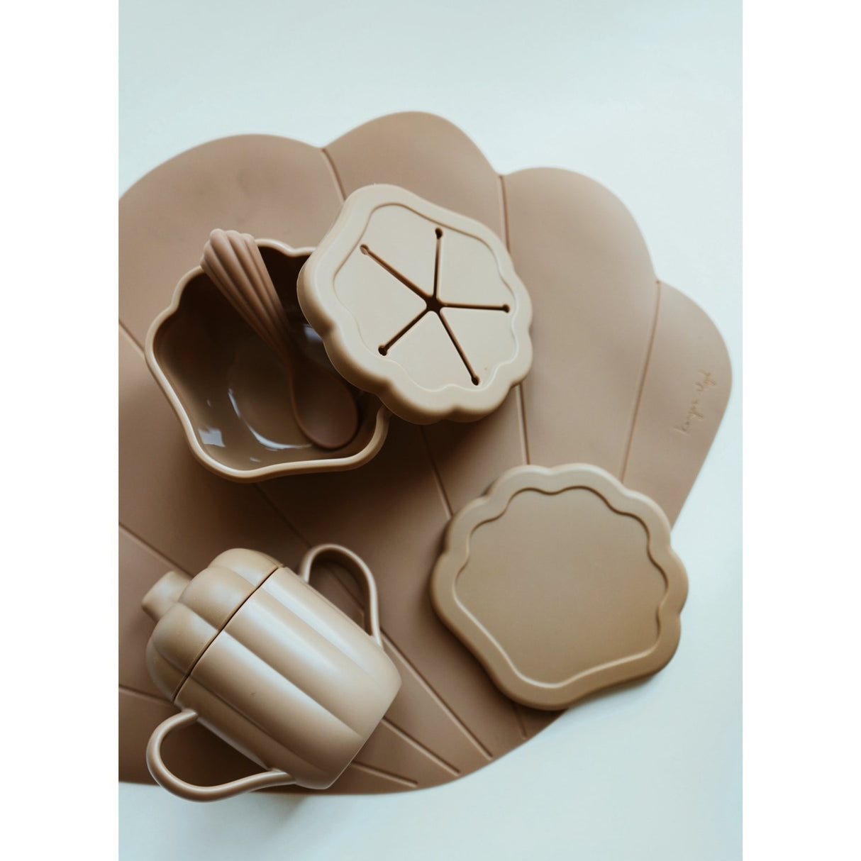 Konges Sløjd Terra Cotta Silikon Clam Sett