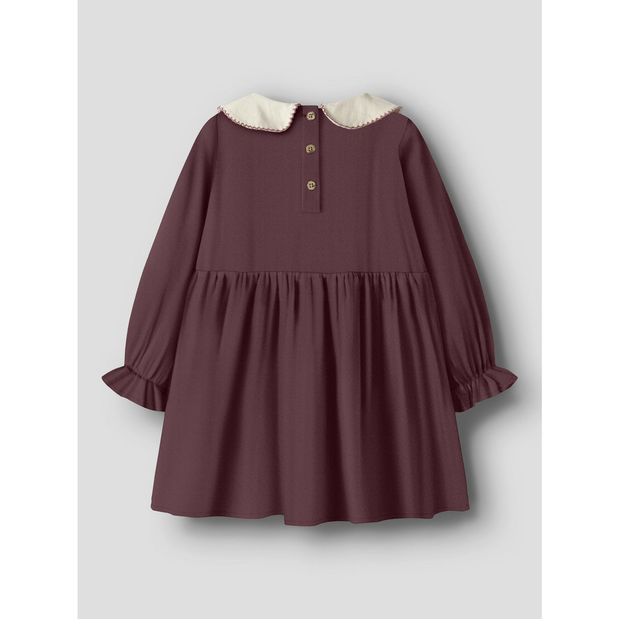 Lil'Atelier Catawba Grape Nmfrebel Ls Klänning Solid Lil