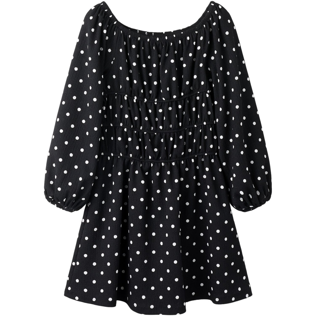 Name It Black Nkfrachel Ls Klänning