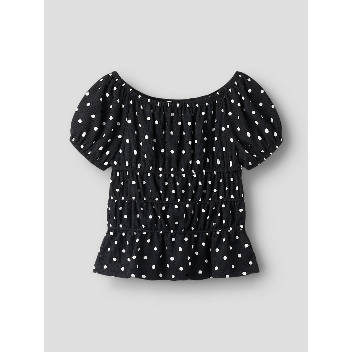 Name It Black Nkfrachel Ss Topp