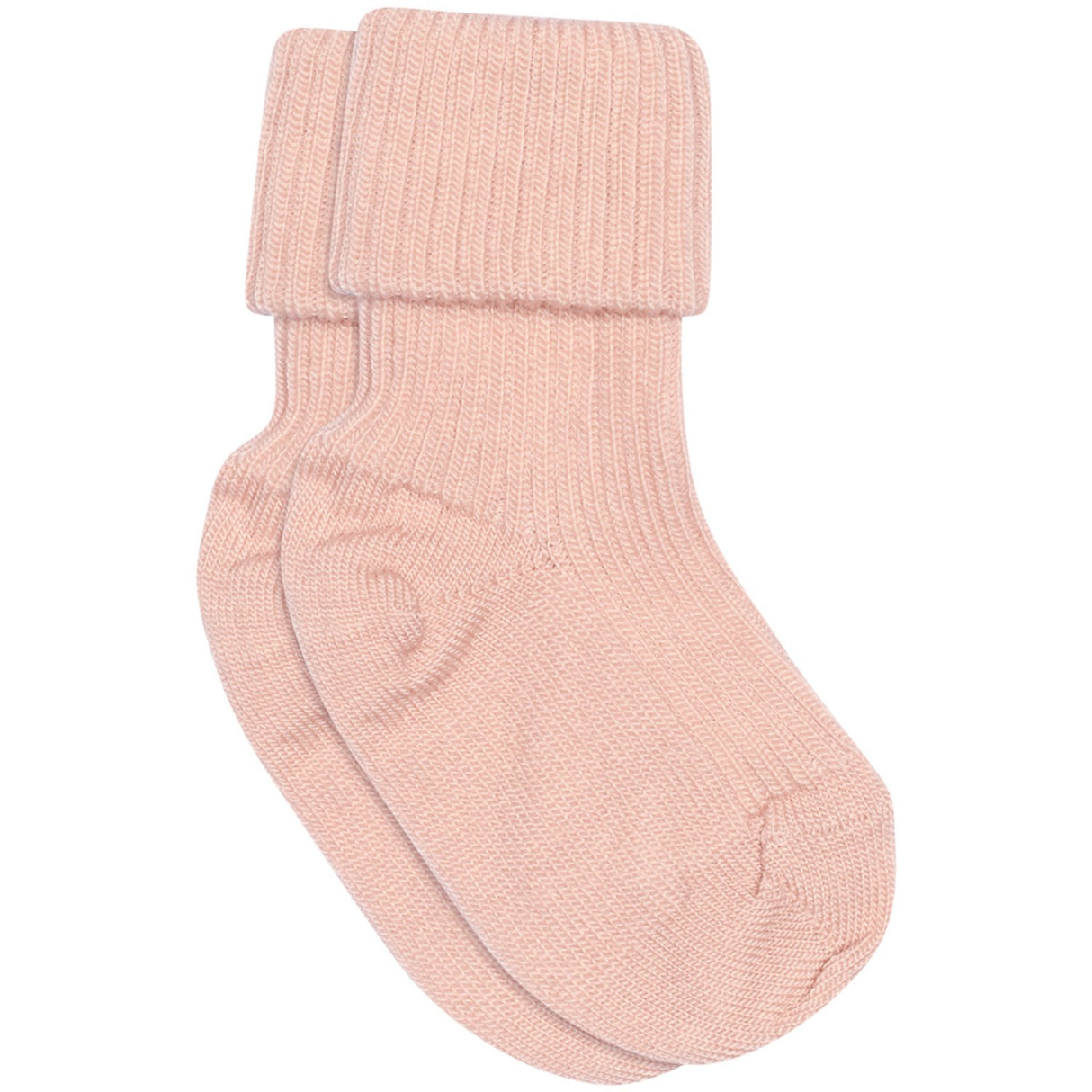 Mp Danmark Rose Dust Ull Rib Baby Strumpor 3-Pack