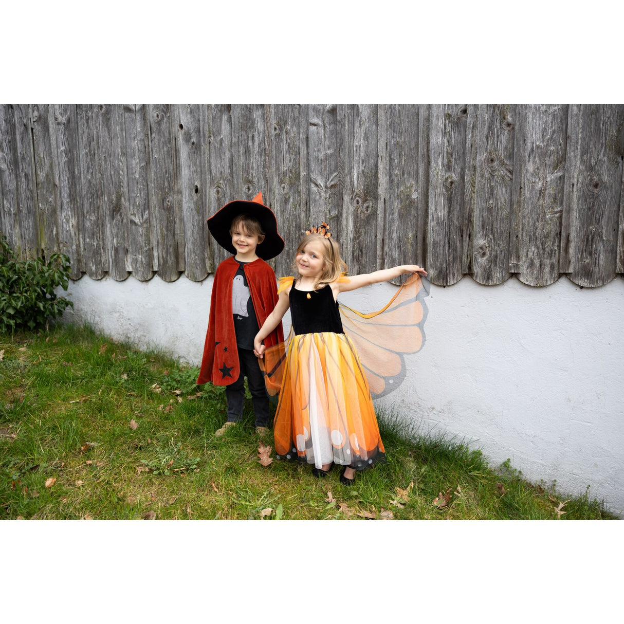 Great Pretenders Autum Embers Wizard Cape With Mössa