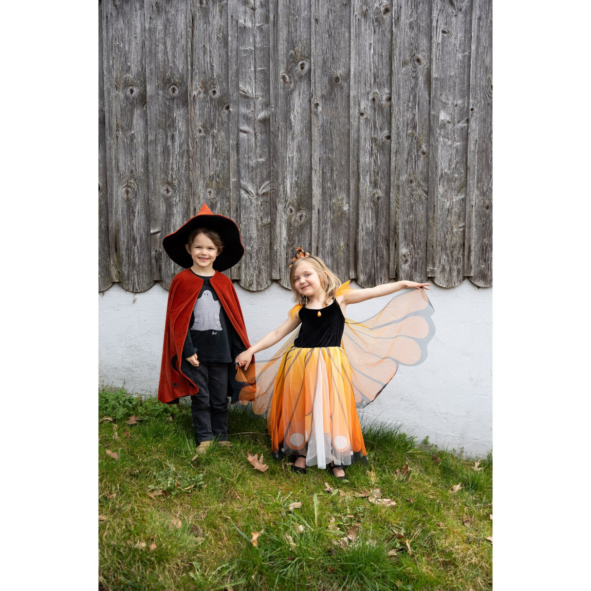 Great Pretenders Autum Embers Wizard Cape With Mössa