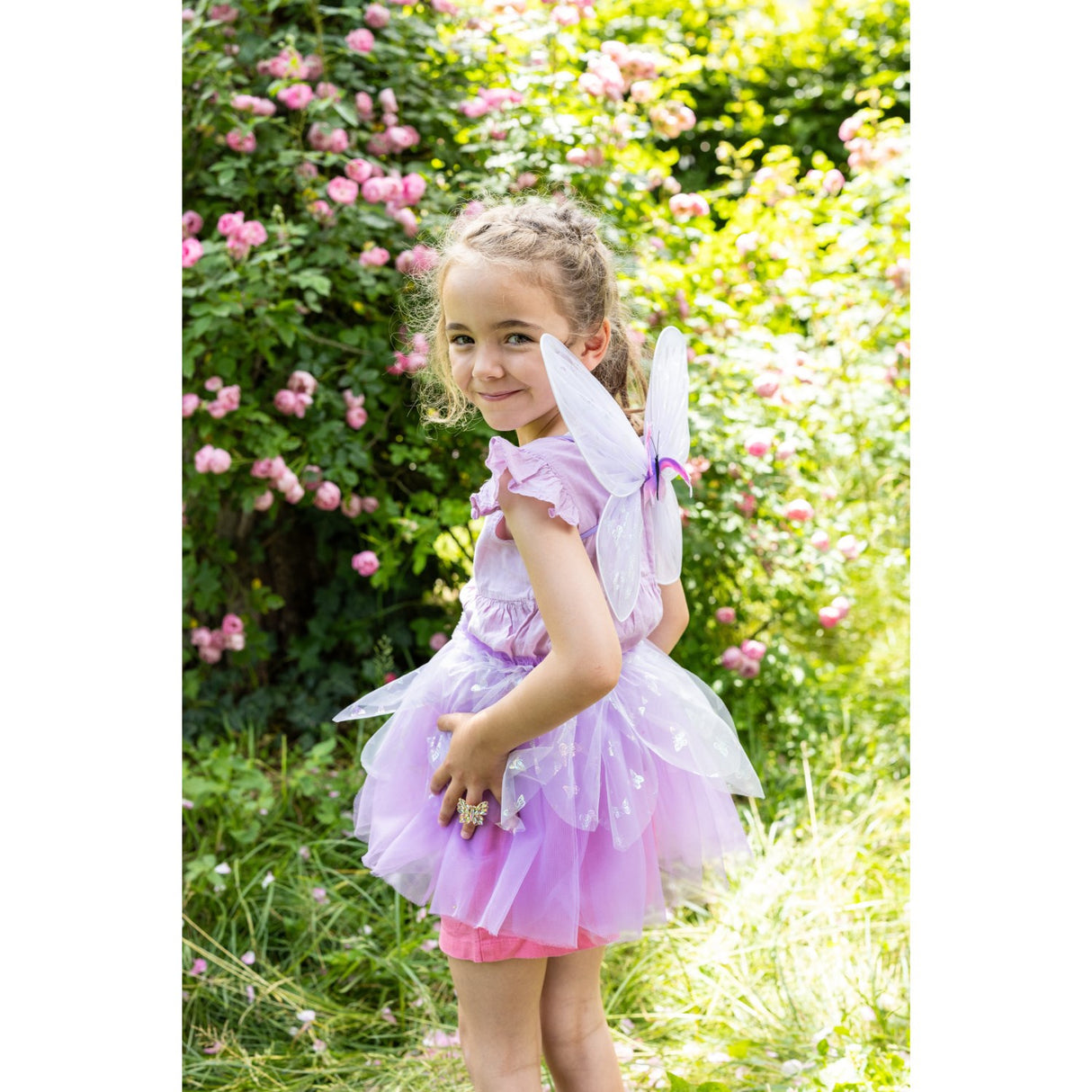 Great Pretenders Flutter Butterfly Skirt, Wings, & Wand, Purple