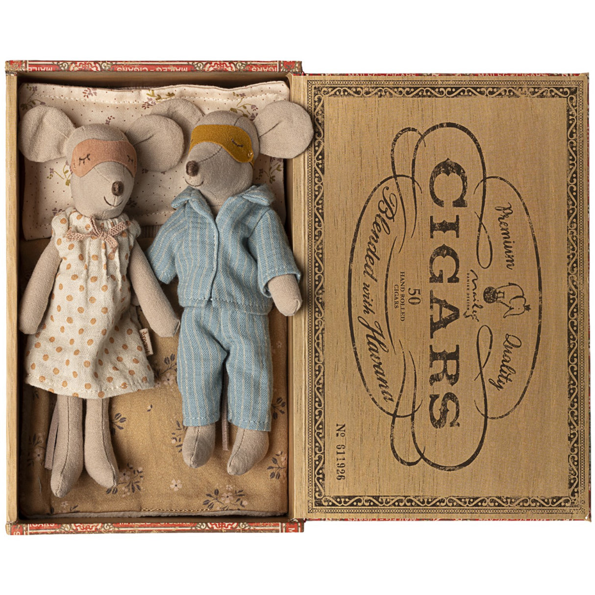 Maileg Mor & Far Mus I Cigaræske