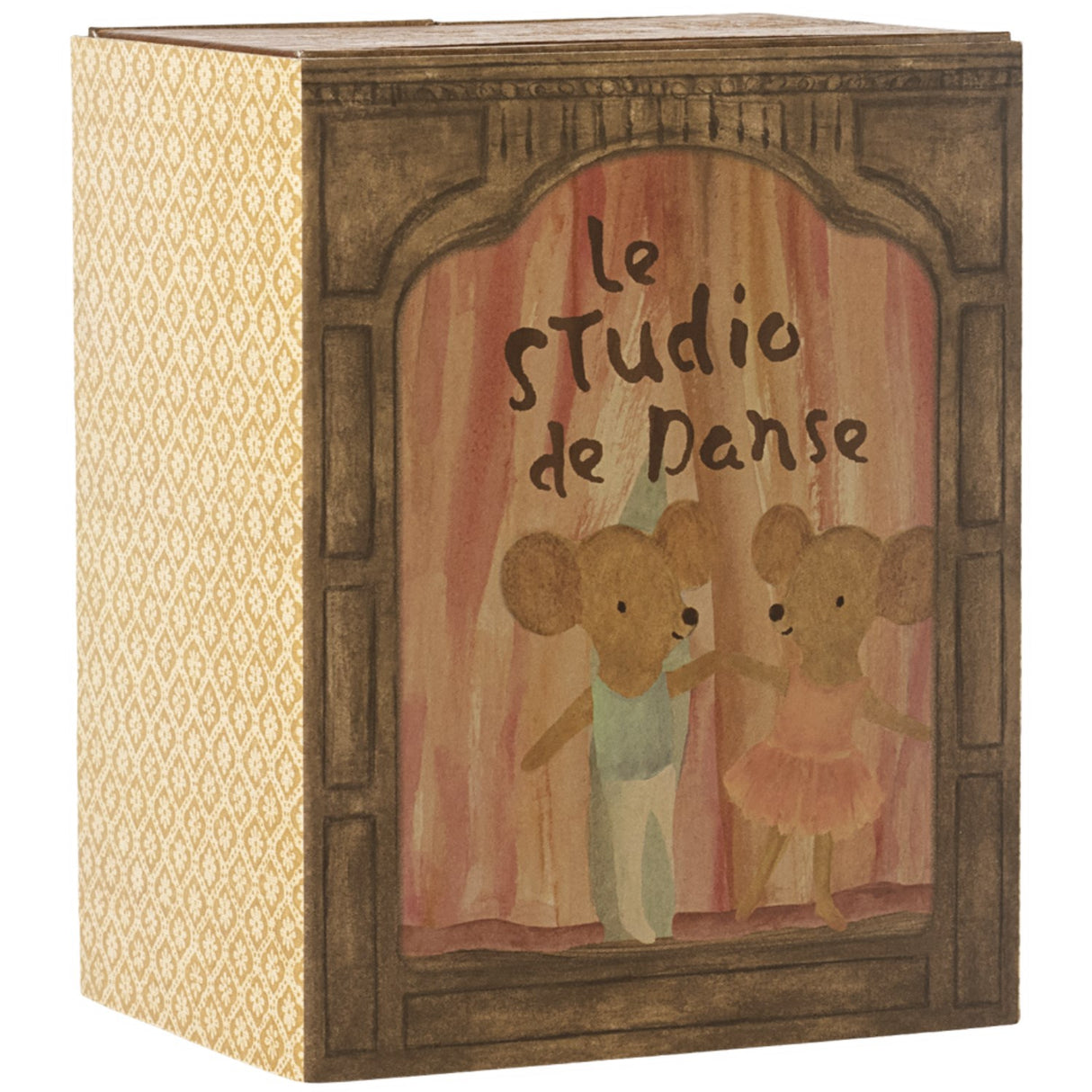 Maileg Ballet Mus I Dansestudie, Lillesøster Och Lillebror