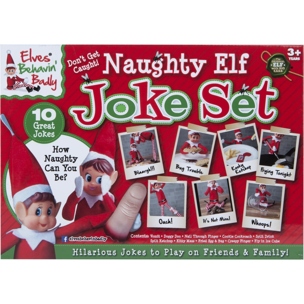 Elves Behavin' Badley Naughty Elf Box Of 10 Jokes
