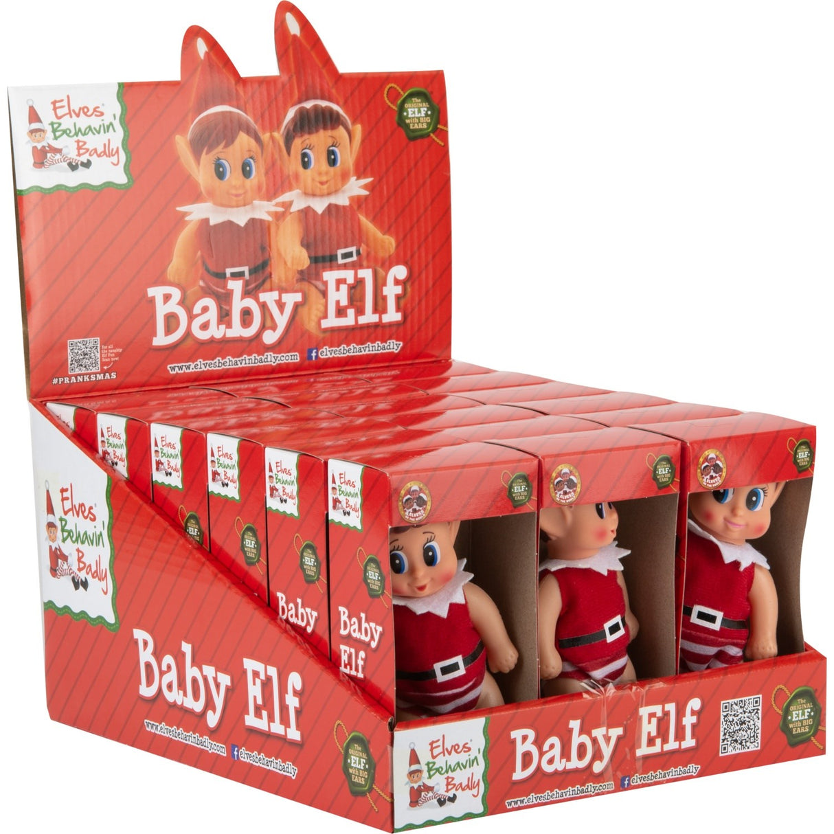 Elves Behavin' Badley Baby Elf Docka Xcm 2 Asst. CDU