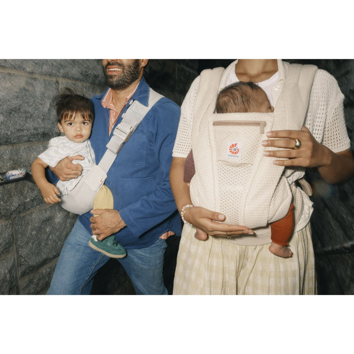 Ergobaby Pearl Grey Upsie Sling Carrier