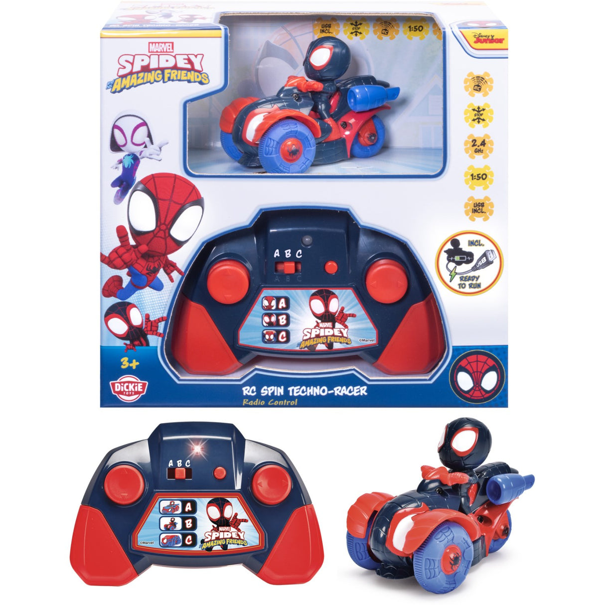 Dickie Toys RC Spin Techno-Racer 1:50