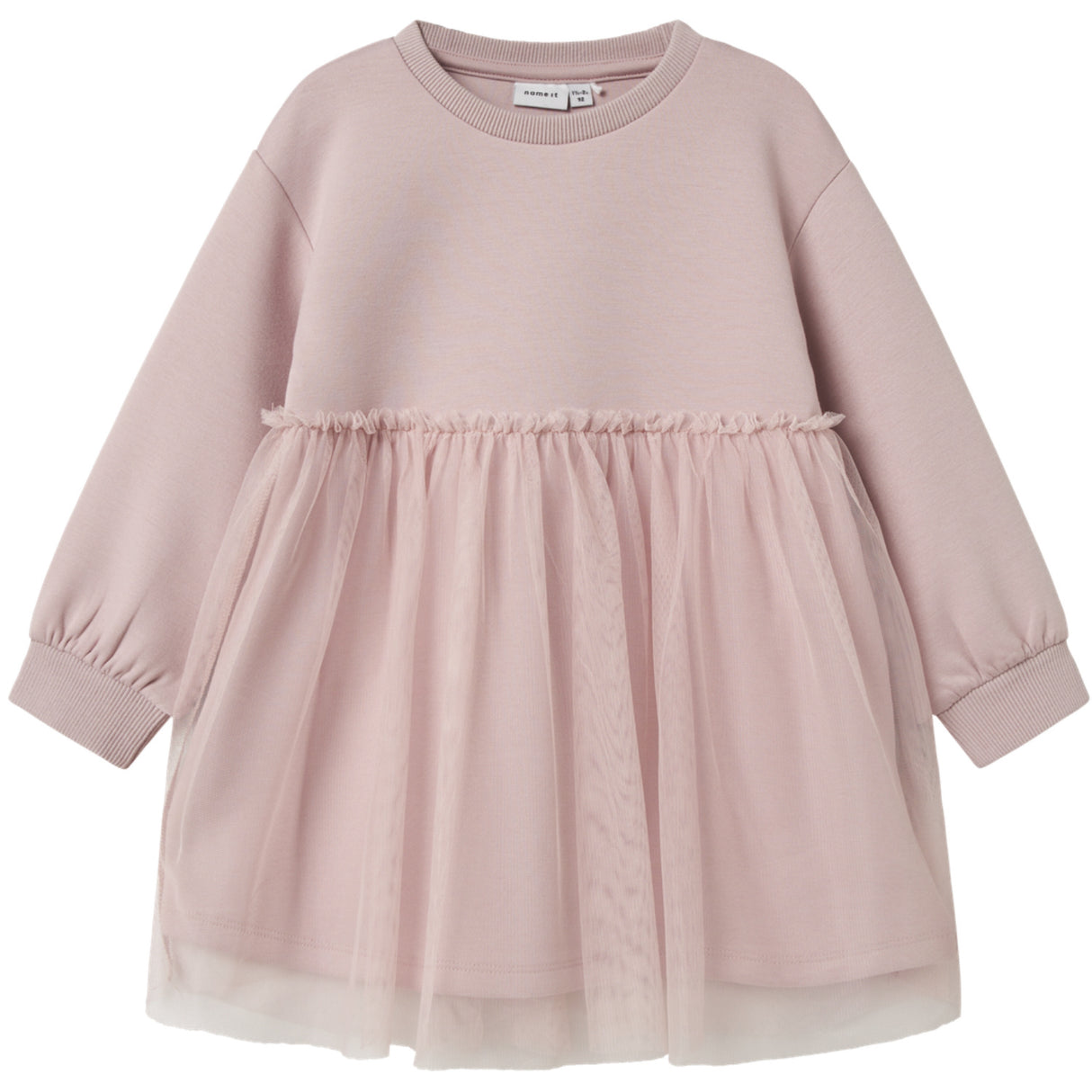 Name It Burnished Lilac Nmfkersti Sweat Klänning Unb