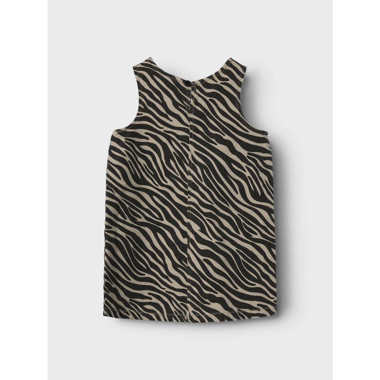 Name It Cement Black Zebra Zebra Twill Spencer Klänning