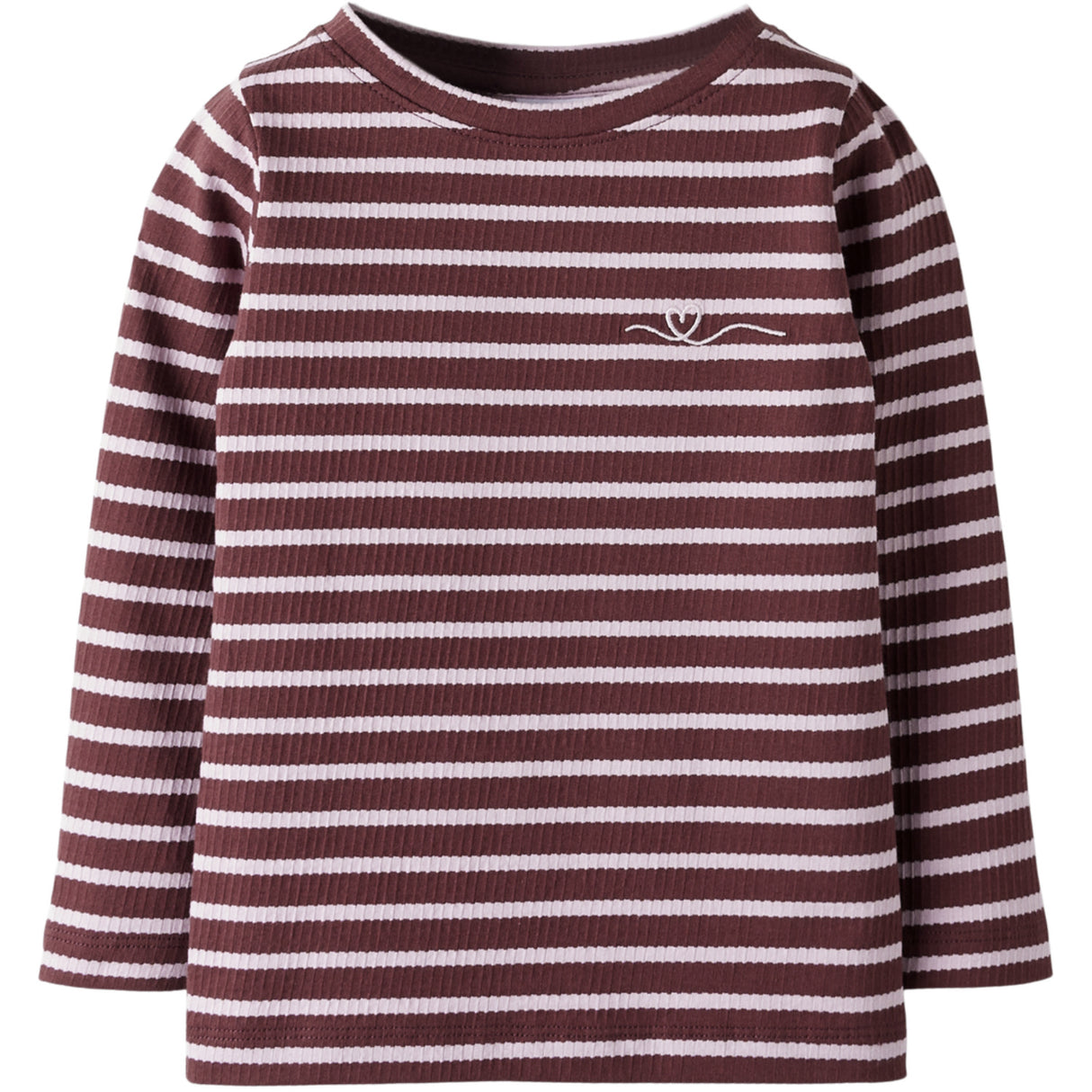 Name It Bleached Mauve Andorra Nmfkattie Ls Slim Topp