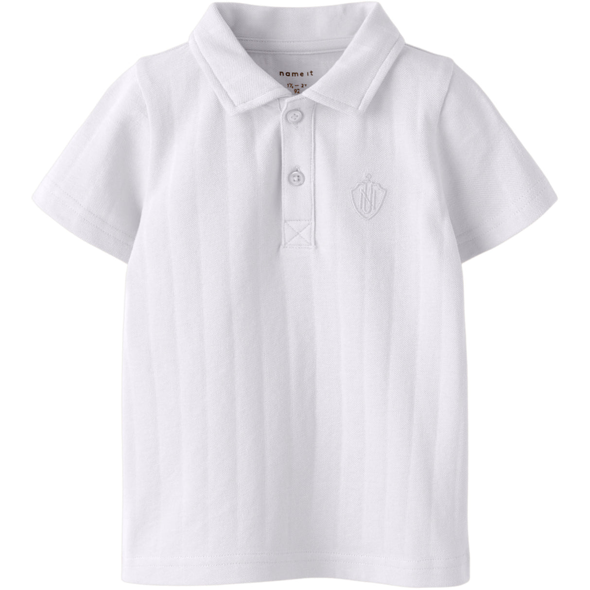 Name It Bright White Nmmfen Ss Pikétröja