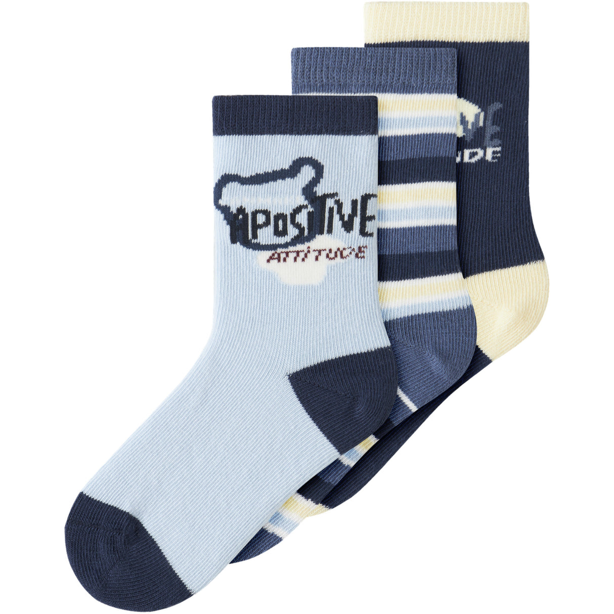 Name It Blue Fog Nmmdarvin 3P Strumpor